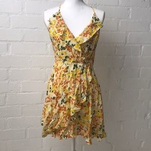 faux wrap floral dress from Kimchi Blue